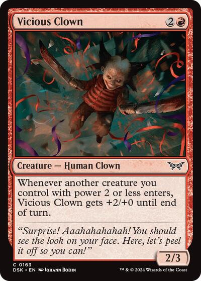 Vicious Clown (Duskmourn: House of Horror) Light Play