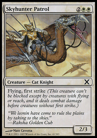 Skyhunter Patrol (10th Edition) Light Play