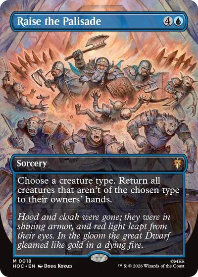 Raise the Palisade (Borderless) (The Hobbit: Eternal-Legal) Light Play