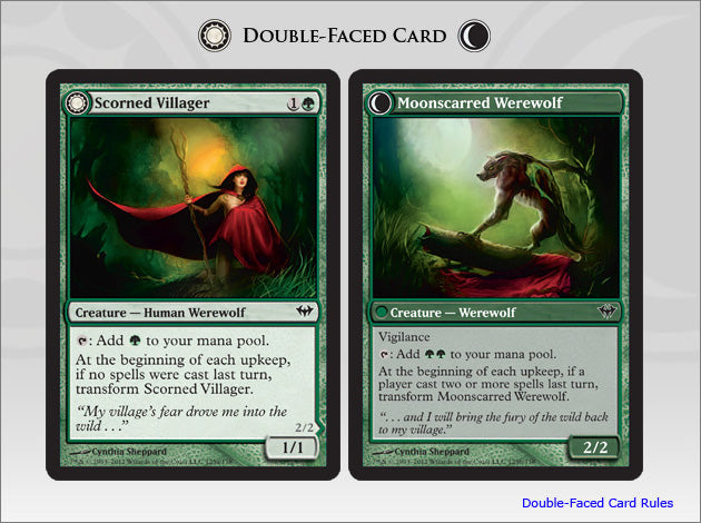 Scorned Villager (Moonscarred Werewolf) (Dark Ascension) Light Play Foil