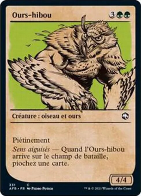 Owlbear (Showcase) (Adventures in the Forgotten Realms) Light Play Foil
