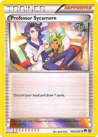 Professor Sycamore - 107a/122 (Holofoil) (Alternate Art Promos) Light Play Holofoil