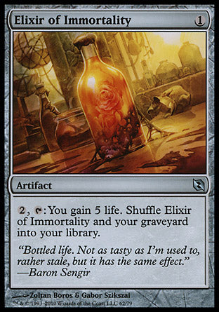 Elixir of Immortality (Duel Decks: Elspeth vs Tezzeret) Light Play