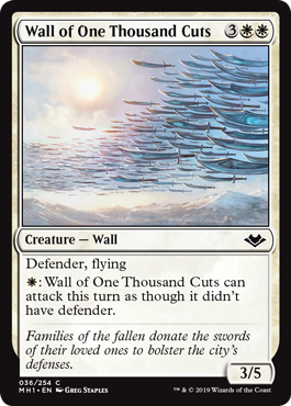 Wall of One Thousand Cuts (Modern Horizons) Light Play