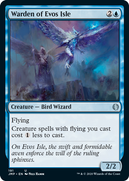 Warden of Evos Isle (Jumpstart) Light Play