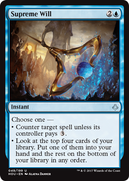 Supreme Will (Hour of Devastation) Medium Play