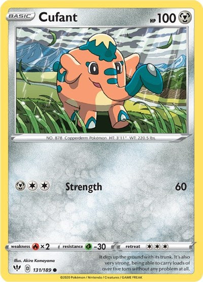 Cufant (SWSH03: Darkness Ablaze) Light Play