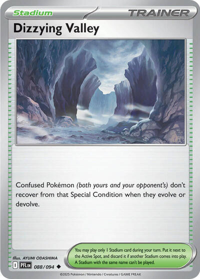 Dizzying Valley (ME02: Phantasmal Flames) Light Play Reverse Holofoil