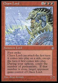 Chaos Lord (Ice Age) Light Play