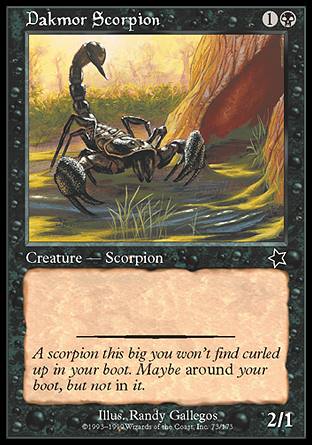Dakmor Scorpion (Starter 1999) Medium Play