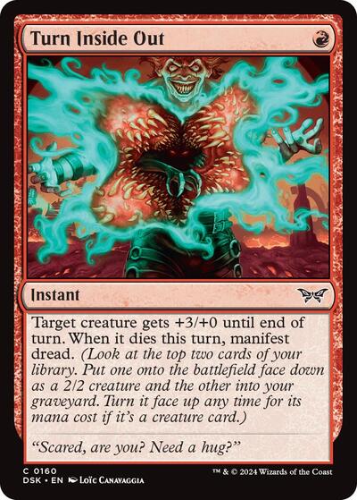 Turn Inside Out (Duskmourn: House of Horror) Light Play