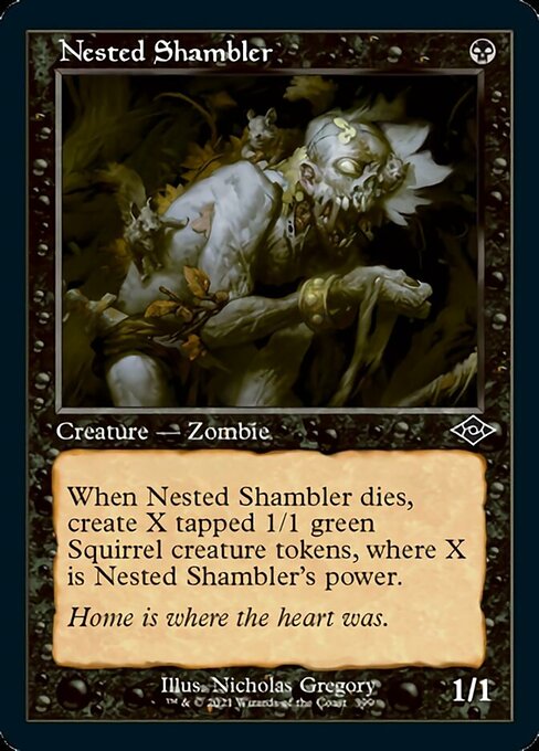 Nested Shambler (Retro Frame) (Modern Horizons 2) Light Play Foil