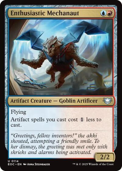 Enthusiastic Mechanaut (Commander: Edge of Eternities) Light Play