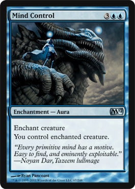 Mind Control (Magic 2012 Core Set) Medium Play