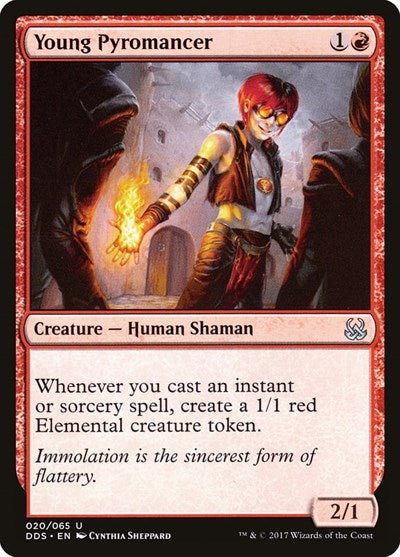 Young Pyromancer (Duel Decks: Mind vs Might) Light Play