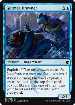 Gurmag Drowner (Dragons of Tarkir) Light Play Foil