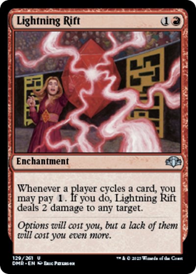 Lightning Rift (Dominaria Remastered) Light Play