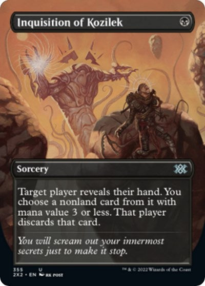 Inquisition of Kozilek (Borderless) (Double Masters 2022) Near Mint