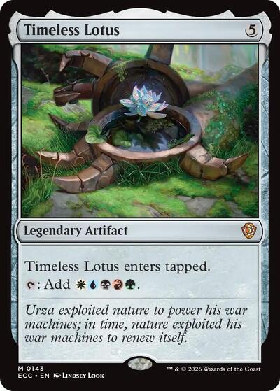 Timeless Lotus (Commander: Lorwyn Eclipsed) Light Play