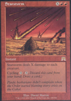 Starstorm (Onslaught) Light Play Foil