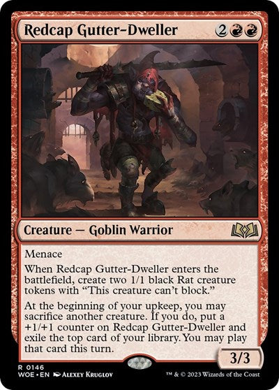 Redcap Gutter-Dweller (Wilds of Eldraine) Light Play