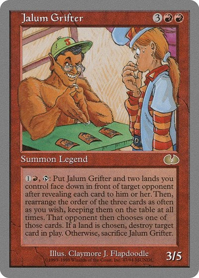 Jalum Grifter (Unglued) Light Play
