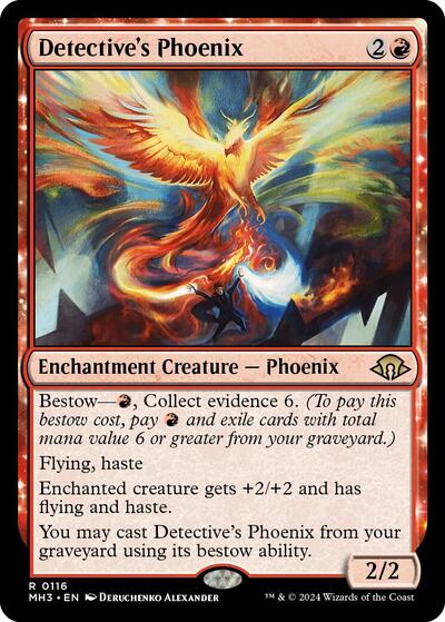 Detective's Phoenix (Modern Horizons 3) Light Play Foil