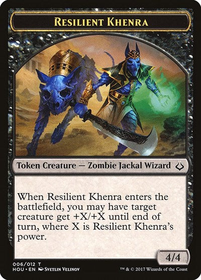Resilient Khenra Token (Hour of Devastation) Light Play