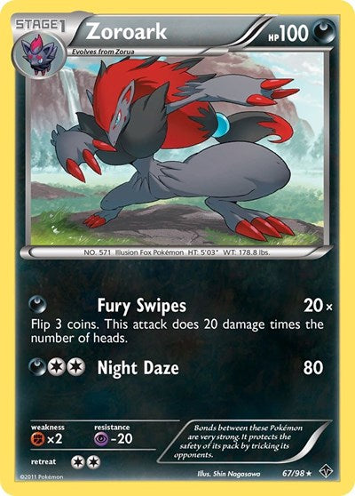 Zoroark (Emerging Powers) Medium Play Holofoil