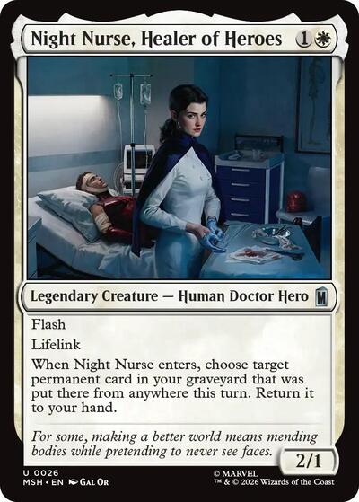 Night Nurse, Healer of Heroes (Marvel Super Heroes) Light Play