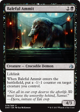 Baleful Ammit (Amonkhet) Light Play