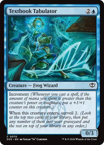 Textbook Tabulator (Secrets of Strixhaven) Light Play Foil