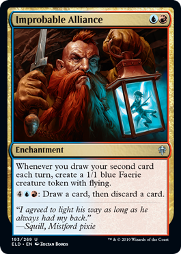 Improbable Alliance (Throne of Eldraine) Light Play Foil