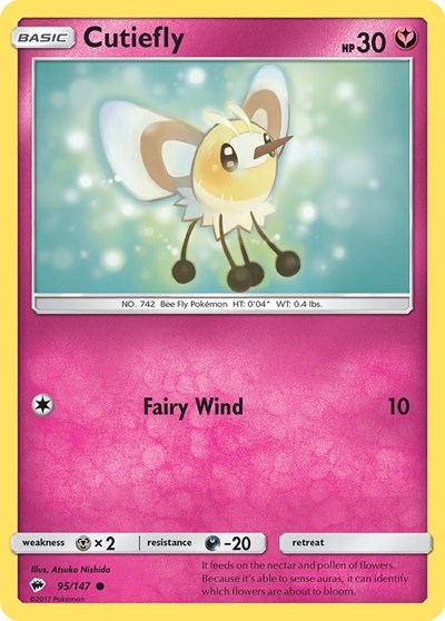 Cutiefly (SM - Burning Shadows) Light Play