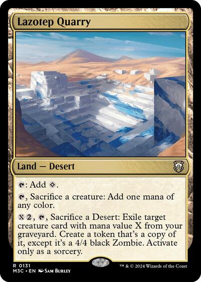 Lazotep Quarry (Commander: Modern Horizons 3) Light Play