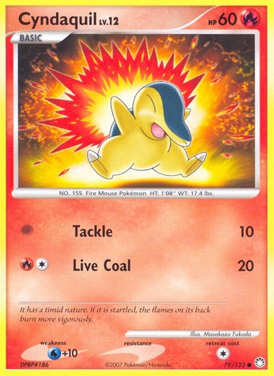 Cyndaquil (Mysterious Treasures) Light Play