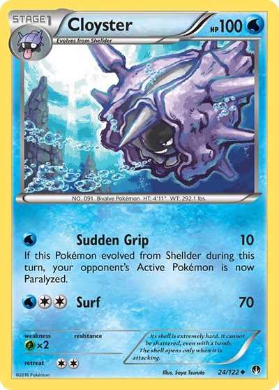 Cloyster (XY - BREAKpoint) Damaged / Poor
