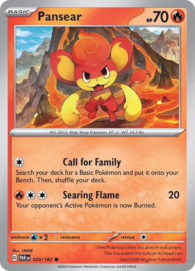 Pansear (Scarlet and Violet: Paradox Rift) Light Play