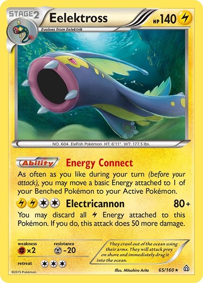 Eelektross (XY - Primal Clash) Damaged / Poor Holofoil