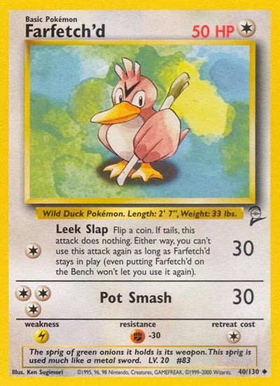 Farfetch'd (Base Set 2) Light Play