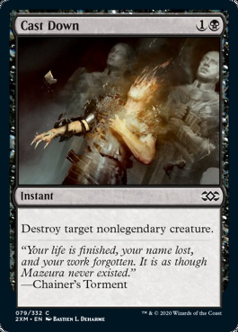 Cast Down (Double Masters) Light Play