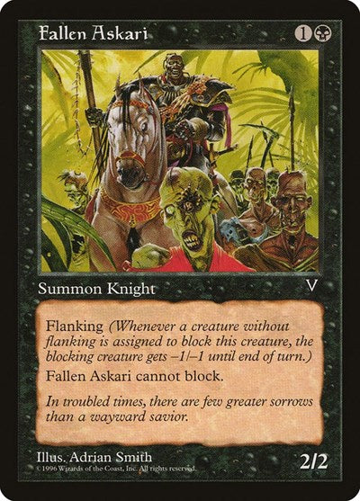 Fallen Askari (Visions) Light Play