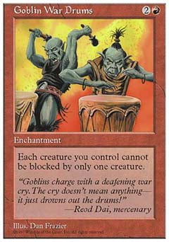 Goblin War Drums (5th Edition) Light Play
