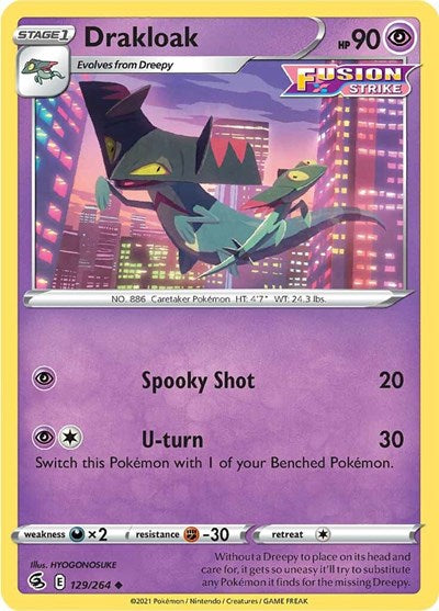 Drakloak (SWSH08: Fusion Strike) Light Play