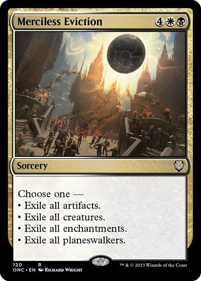 Merciless Eviction (Commander: Phyrexia: All Will Be One) Light Play