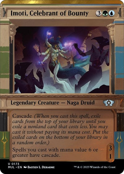 Imoti, Celebrant of Bounty (Halo Foil) (March of the Machine: Multiverse Legends) Light Play Foil