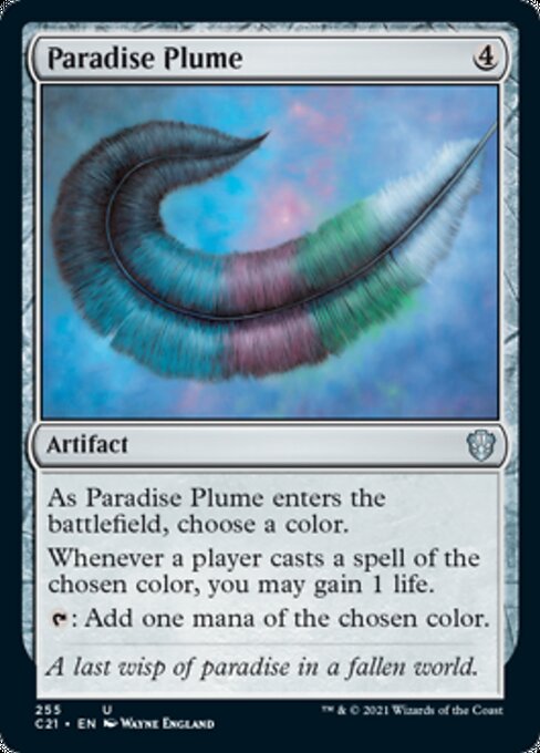 Paradise Plume (Commander 2021 Strixhaven) Light Play