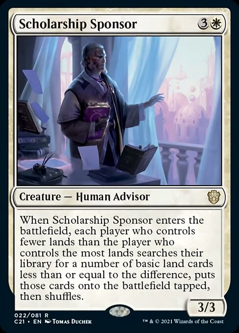Scholarship Sponsor (Commander 2021 Strixhaven) Light Play