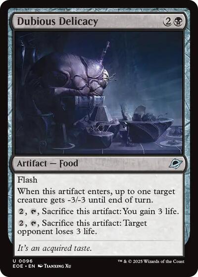 Dubious Delicacy (Edge of Eternities) Light Play