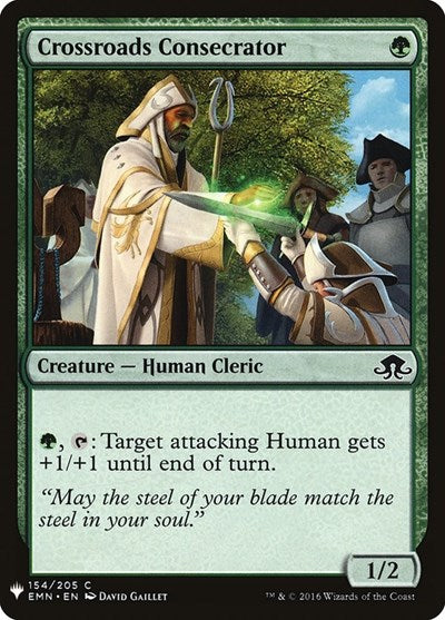 Crossroads Consecrator (Mystery Booster) Light Play